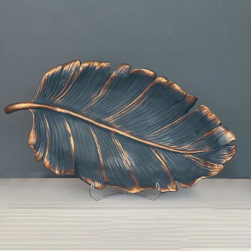 GIANT LEAF OBJECTS DECORATIVE DESKTOP POLYESTER TRINKET
