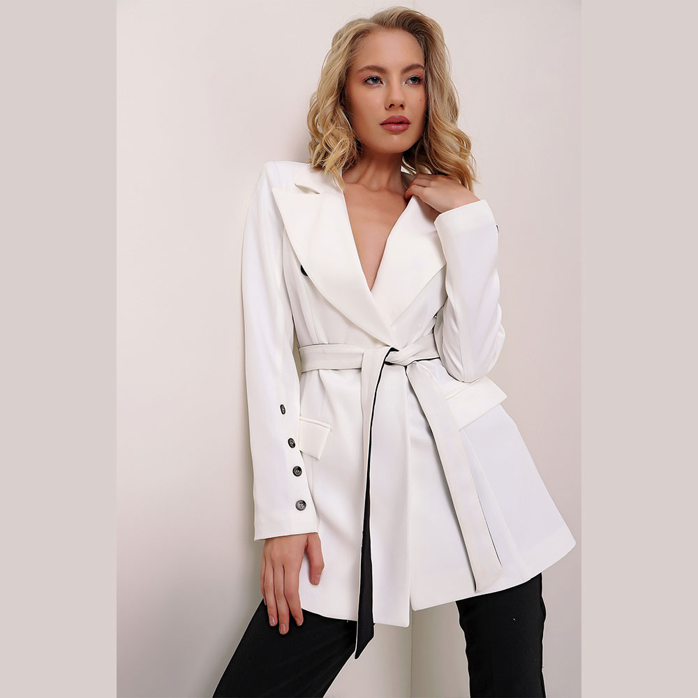 Women's V-neck Coat