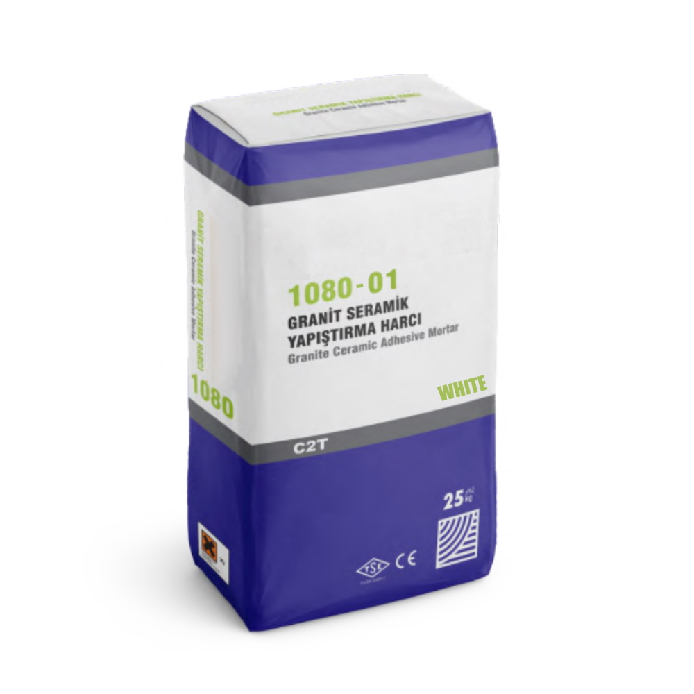 FACTORY WHOLESALE GRANITE CERAMIC ADHESIVE MORTAR 1080-01 (WHITE)