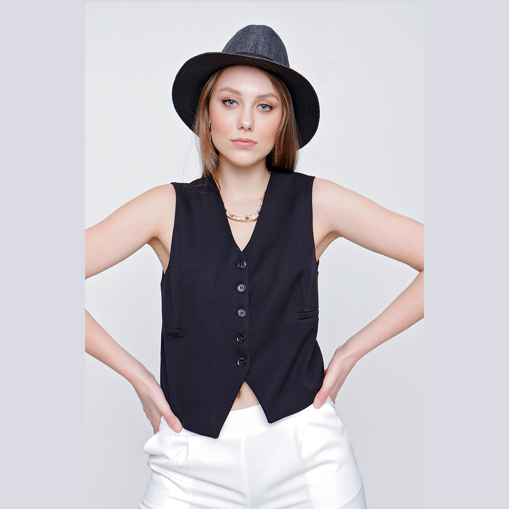 WOMEN'S VEST - READY WOMEN'S CLOTHING WHOLESALE ready-made women's wholesale clothing women's clothing wholesale Turkish textile apparel