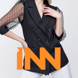 BLAZER JACKET WITH SLEEVE TULLE BATTLE