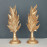 DOUBLE LEAF FEATHER OBJECTS DECORATIVE DESKTOP POLYESTER TRINKET