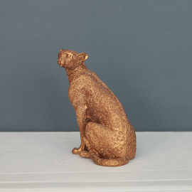 CHEETAH OBJECTS DECORATIVE DESKTOP POLYESTER TRINKET