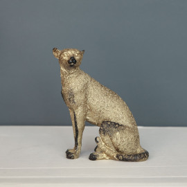 CHEETAH OBJECTS DECORATIVE DESKTOP POLYESTER TRINKET