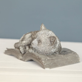 CAT BOOK OBJECTS DECORATIVE POLYESTER DESKTOP TRINKET