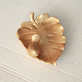 BIRD DELIGHT HOLDER OBJECTS DECORATIVE DESKTOP POLYESTER TRINKET