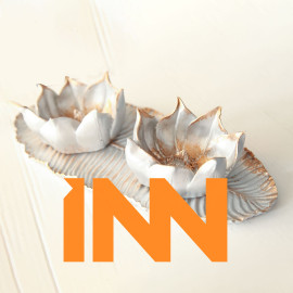 HORIZONTAL LOTUS SET OBJECTS DECORATIVE DESKTOP POLYESTER TRINKET HORIZONTAL LOTUS SET OBJECTS DECORATIVE DESKTOP POLYESTER TRINKET