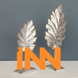 DOUBLE LEAF OBJECT DECORATIVE DESKTOP POLYESTER TRINKET DOUBLE LEAF OBJECT DECORATIVE DESKTOP POLYESTER TRINKET