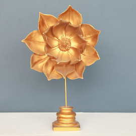LOTUS FLOWER OBJECT DECORATIVE DESKTOP POLYESTER TRINKET