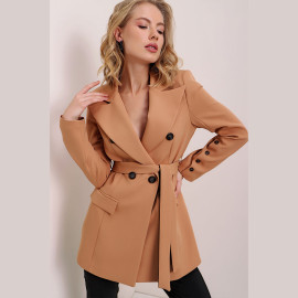 Women's V-neck Coat