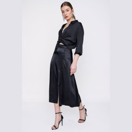 Women's Button Detailed Skirt