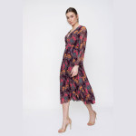 Chiffon V-Neck Dress