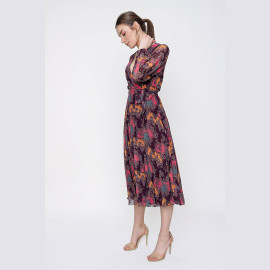 Chiffon V-Neck Dress