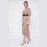 Waist Belt Chiffon Dress