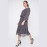 Drop Collar Chiffon Dress