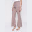 Wide leg chain belt trousers