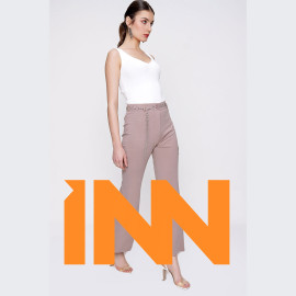 Wide leg chain belt trousers Wide leg chain belt trousers