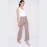 Wide leg chain belt trousers