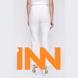 Wide leg chain belt trousers Wide leg chain belt trousers