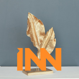 DOUBLE LEAF OBJECT DECORATIVE POLYESTER TRINKET DOUBLE LEAF OBJECT DECORATIVE POLYESTER TRINKET