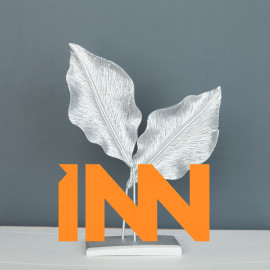 DOUBLE LEAF OBJECT DECORATIVE POLYESTER TRINKET DOUBLE LEAF OBJECT DECORATIVE POLYESTER TRINKET