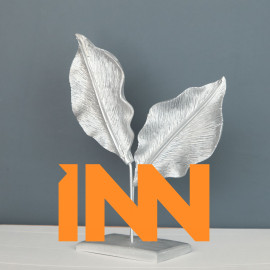 DOUBLE LEAF OBJECT DECORATIVE POLYESTER TRINKET DOUBLE LEAF OBJECT DECORATIVE POLYESTER TRINKET