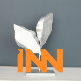 DOUBLE LEAF OBJECT DECORATIVE POLYESTER TRINKET DOUBLE LEAF OBJECT DECORATIVE POLYESTER TRINKET