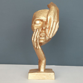 MASK LADY OBJECTS DECORATIVE POLYESTER TRINKET