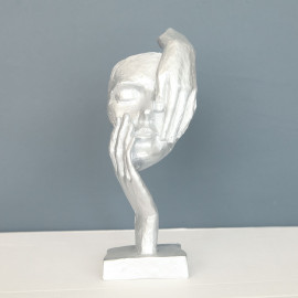 MASK LADY OBJECTS DECORATIVE POLYESTER TRINKET