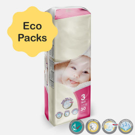 INNHJ-HEM-001 MODEL WHOLESALE NEWBORN MINI MIDI MAXI JUNIOR EXTRA LARGE FLEXIBLE UNISEX PREMIUM ABSORBENT DIAPERS