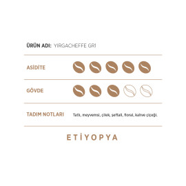 FACTORY WHOLESALE FILTER COFFEE ETHIOPIA YIRGACHEFFE GR1 250G
