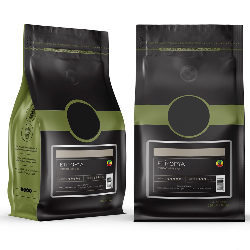 FACTORY WHOLESALE FILTER COFFEE ETHIOPIA YIRGACHEFFE GR1 250G FACTORY WHOLESALE FILTER COFFEE ETHIOPIA YIRGACHEFFE GR1 250G