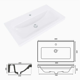 INNSOLID VITRIFIED SINK – CERAMIC HAND WASHING SINK