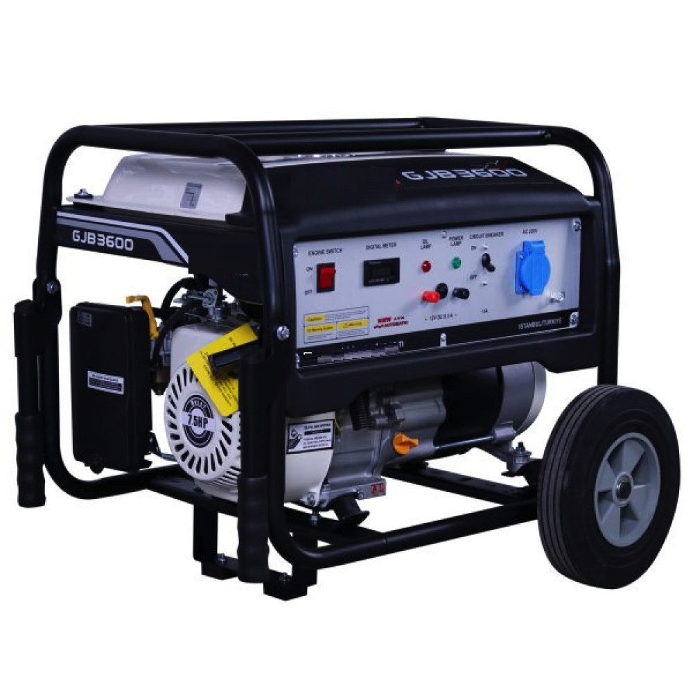 FACTORY WHOLESALE RETAIL GENERATOR GJB3600E PORTABLE GASOLİNE 3KVA