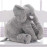 PLUSH TOY ELEPHANT FIGURE 55cm WHOLESALE FROM FACTORY