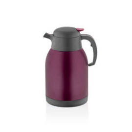 FROM THE WHOLESALE FACTORY-DOUBLE DECK-STEEL BASE-COLD-HOT STORAGE-GLASS-INOX THERMOS (RLX2.0M-C)