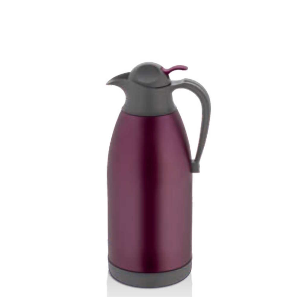 FROM THE WHOLESALE FACTORY-DOUBLE DECK-STEEL BASE-COLD-HOT STORAGE-GLASS-INOX THERMOS (RLX2.5T-C)