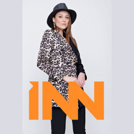 WOMEN'S LEOPARD HALF PATTERNED JACKET - READY WOMEN'S CLOTHING WHOLESALE ready-made women's wholesale clothing women's clothing wholesale Turkish textile apparel WOMEN'S LEOPARD HALF PATTERNED JACKET - READY WOMEN'S CLOTHING WHOLESALE ready-made women's wholesale clothing women's clothing wholesale Turkish textile apparel