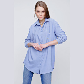 WOMEN'S STONE SHIRT - READY WOMEN'S CLOTHING WHOLESALE ready-made women's wholesale clothing women's clothing wholesale Turkish textile apparel