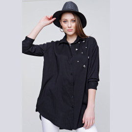 WOMEN'S STONE SHIRT - READY WOMEN'S CLOTHING WHOLESALE ready-made women's wholesale clothing women's clothing wholesale Turkish textile apparel