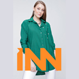WOMEN'S STONE SHIRT - READY WOMEN'S CLOTHING WHOLESALE ready-made women's wholesale clothing women's clothing wholesale Turkish textile apparel