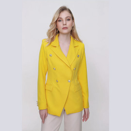 WOMEN'S JACKET SIDE BUTTONS - READY WOMEN'S CLOTHING WHOLESALE ready-made women's wholesale clothing women's clothing wholesale Turkish textile apparel