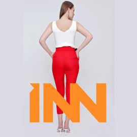 WOMEN'S WAIST BELTED PANTS - READY WOMEN'S CLOTHING WHOLESALE ready-made women's wholesale clothing women's clothing wholesale Turkish textile apparel