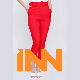 WOMEN'S WAIST BELTED PANTS - READY WOMEN'S CLOTHING WHOLESALE ready-made women's wholesale clothing women's clothing wholesale Turkish textile apparel