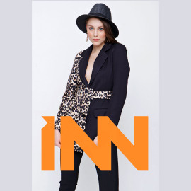 LEOPARD PRINT PIECE JACKET - READY WOMEN'S CLOTHING WHOLESALE ready-made women's wholesale clothing women's clothing wholesale Turkish textile apparel