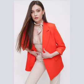 WOMEN'S TWO-BUTTON JACKET - READY WOMEN'S CLOTHING WHOLESALE ready-made women's wholesale clothing women's clothing wholesale Turkish textile apparel