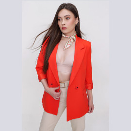 WOMEN'S TWO-BUTTON JACKET - READY WOMEN'S CLOTHING WHOLESALE ready-made women's wholesale clothing women's clothing wholesale Turkish textile apparel
