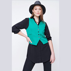 WOMEN'S VEST - READY WOMEN'S CLOTHING WHOLESALE ready-made women's wholesale clothing women's clothing wholesale Turkish textile apparel