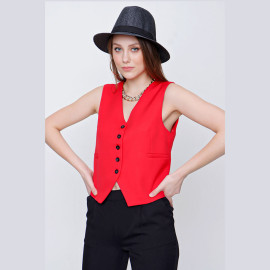 WOMEN'S VEST - READY WOMEN'S CLOTHING WHOLESALE ready-made women's wholesale clothing women's clothing wholesale Turkish textile apparel