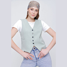 WOMEN'S VEST - READY WOMEN'S CLOTHING WHOLESALE ready-made women's wholesale clothing women's clothing wholesale Turkish textile apparel